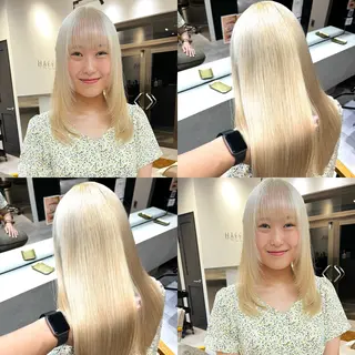 ミディアム カラー 立川✨ブリーチ・ ケアブリーチ✨のヘアスタイル