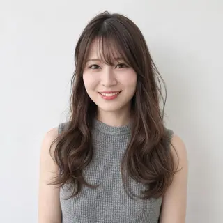 ロング カラー 骨格診断/似合わせ カットあさみななこのヘアスタイル