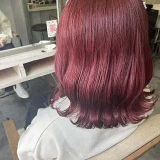 ミディアム カラー 吉村 夏椰のヘアスタイル