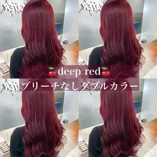 ロング 🎀暖色カラー🎀 韓国ヘア まなかのヘアスタイル