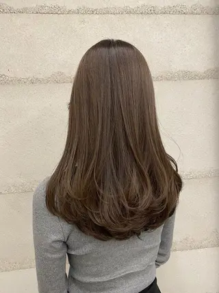 ロング ミディアムレイヤー 添田晃基のヘアスタイル