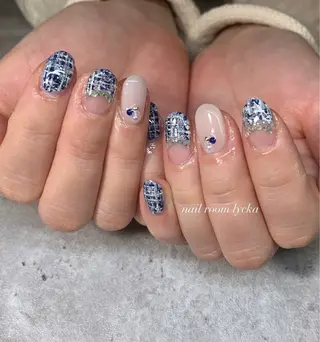 ネイル ネイルルームリッカ 𝐦𝐚𝐲𝐮のネイルデザイン