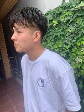 パーマ メンズ 佐藤 宰  OZ桑野店のヘアスタイル