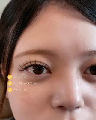 マツエク・マツパ eyelush salonのマツエク・マツパデザイン