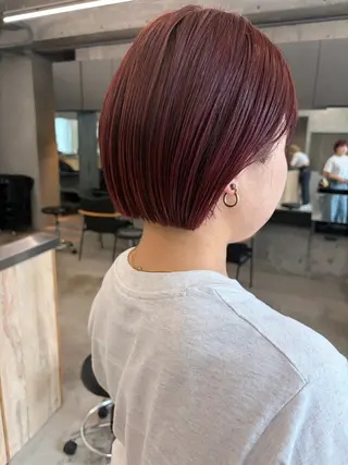 ミディアム 透明感カラー/似合わ せカット/大島実加永のヘアスタイル