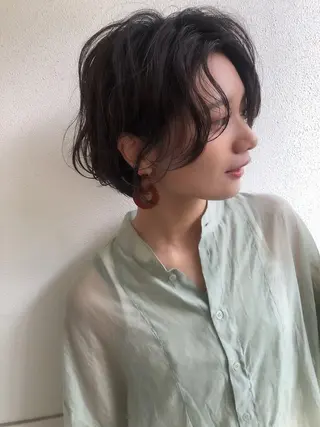 ショート パーマ ショート/カット /栄/Ayakaのヘアスタイル