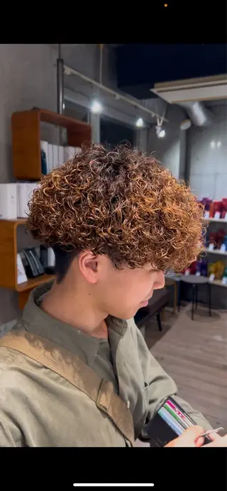 カラー パーマ メンズ 【fifth】渡部 永遠のヘアスタイル