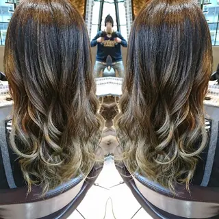 ロング カラー センター南 SEIJIのヘアスタイル
