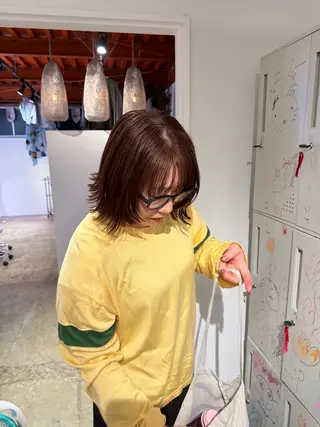 安谷 彩香のヘアスタイル