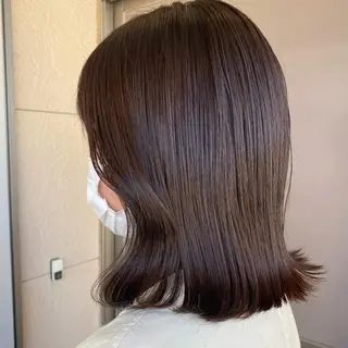 ミディアム 武田 悠生乃のヘアスタイル