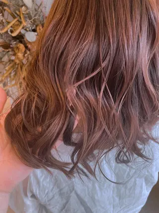 セミロング カラー 姫路美容室 『neu』のヘアスタイル