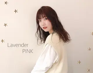 セミロング カラー 市川 千夏のヘアスタイル