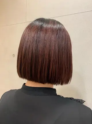 ミディアム おせ ちさとのヘアスタイル