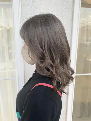 ミディアム カラー ヘアアレンジ あかり 🌷のヘアスタイル