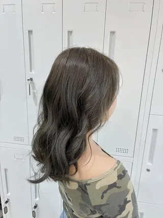 ミディアム カラー VANCOUNCIL 松本のヘアスタイル