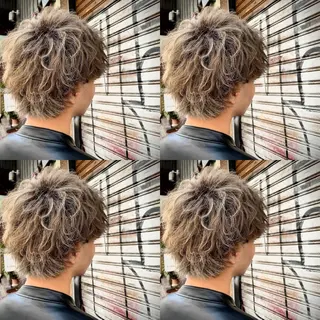 カラー メンズ 優真/難波で 1番パーマが上手いのヘアスタイル