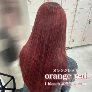 ロング 🎀暖色カラー🎀 韓国ヘア まなかのヘアスタイル