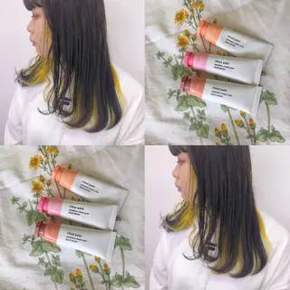 ロング カラー ヘアアレンジ メンズ 天神レイヤーカット No.1💖マユカのヘアスタイル