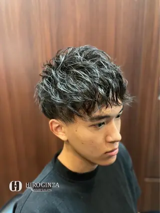 ショート パーマ 【パーマ指名No1】 浅野空人のヘアスタイル