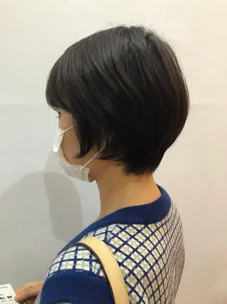 ショート 高山🐬髪質改善 池袋で縮毛矯正のヘアスタイル