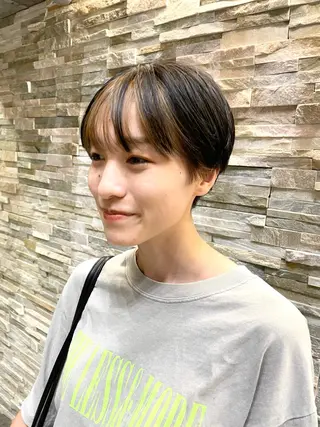 ショート カラー パーマ ヘアアレンジ メンズ キッズ ネイル マツエク・マツパ tatsumi/ボブ ウルフ/レイヤーのヘアスタイル