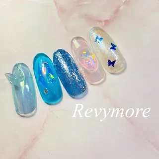 ショート ネイル nail salon Revymoreのネイルデザイン