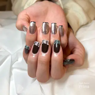 セミロング ネイル SalonPrima 西院Nail&Eyeのネイルデザイン
