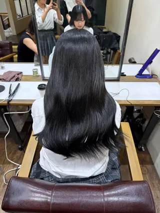 ロング カラー トシキ/艶カラー /似合わせカットのヘアスタイル