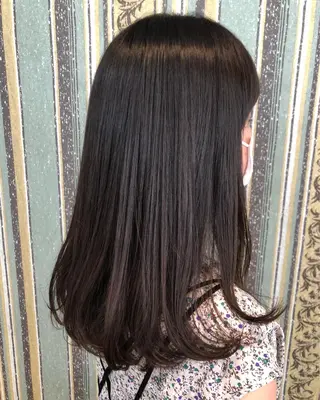 ロング カラー 佐藤 美幸のヘアスタイル
