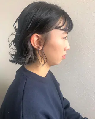 ミディアム 遠藤 和美のヘアスタイル