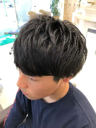 ショート ヘアアレンジ メンズ メンズパーマ特化/ メッシュ/薫/店長のヘアスタイル
