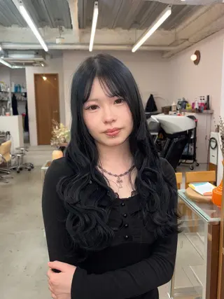 ロング カラー yelm府中 ユリのヘアスタイル