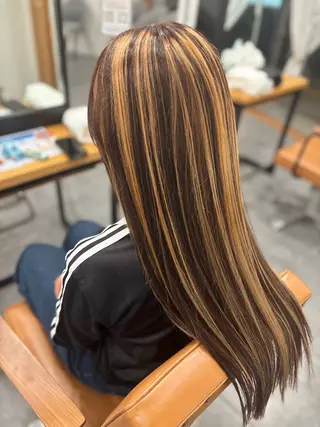 ロング カラー SHIAN/ハイトー ン/🍒ゆな🍒のヘアスタイル
