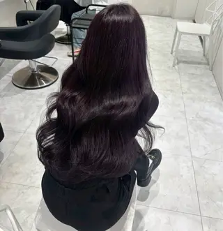 ロング Nanako/ グレージュ🩶/韓国のヘアスタイル