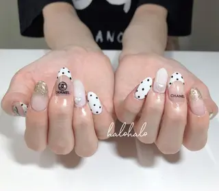 ロング 安藤 紅実のネイルデザイン