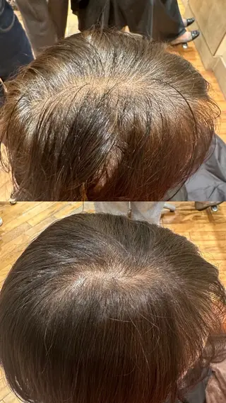 カラー 岡本 実來のヘアスタイル