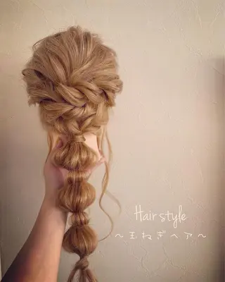 ロング 永沼 真依のヘアスタイル