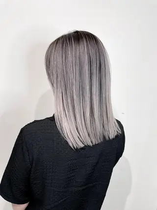 ショート カラー ヘアアレンジ メンズ キッズ ✨錦糸町ブリーチ/ ホワイトカラー皇気✨のヘアスタイル
