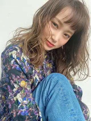 ロング カラー ⭐️Shelter by TOKYO⭐️のヘアスタイル