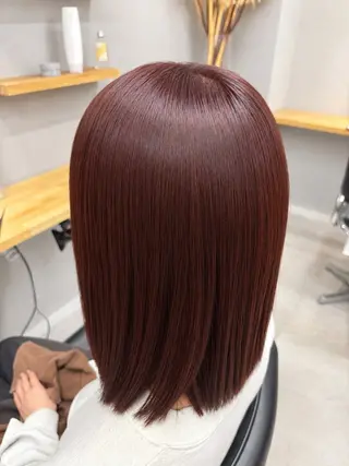 ミディアム 三田 百花のヘアスタイル