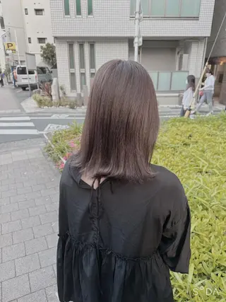 ロング ヘアアレンジ ダブルカラー｜ なおき｜池袋美容師のヘアスタイル