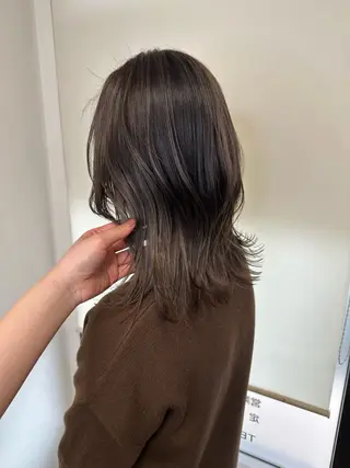 ミディアム ブリーチカラー🫧 森　凪沙のヘアスタイル