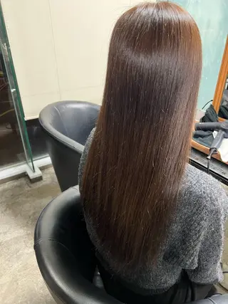 ロング カラー 穴井 蒼陽のヘアスタイル