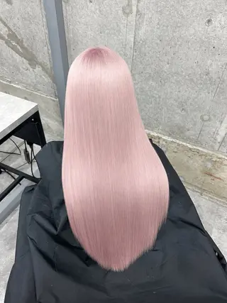 ロング 🎀ブリーチカラー 🎀なつのヘアスタイル