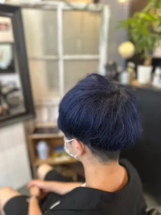 ショート カラー メンズ 元住吉プランツヘアー ☘️まるやま☘️のヘアスタイル
