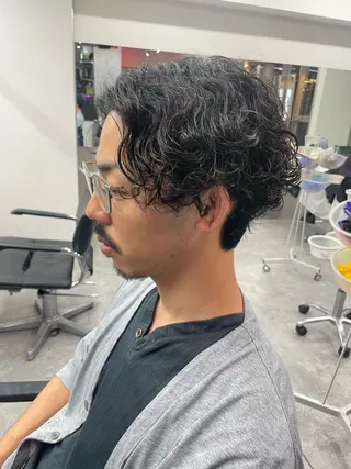 パーマ メンズ 町田エリアＮｏ．１/ パーマ特化/太田京希のヘアスタイル