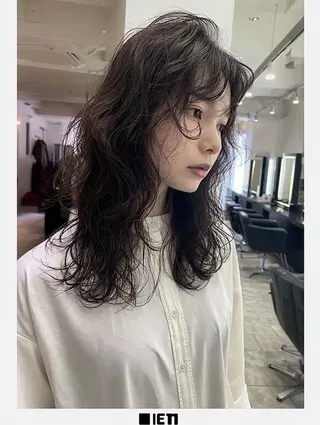 セミロング ドライパーマ/ ホットパーマ木村純也のヘアスタイル