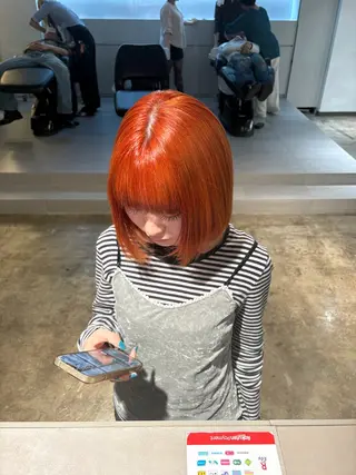 カラー カラーモデル/透明感 カラー/coco🎀のヘアスタイル
