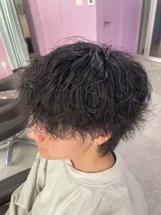 ショート パーマ 高尾亮輔/ ボブ特化美容師のヘアスタイル