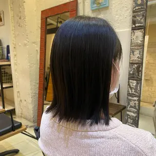 ミディアム 谷九/天王寺/上本町 ショート/ボブ/北川のヘアスタイル